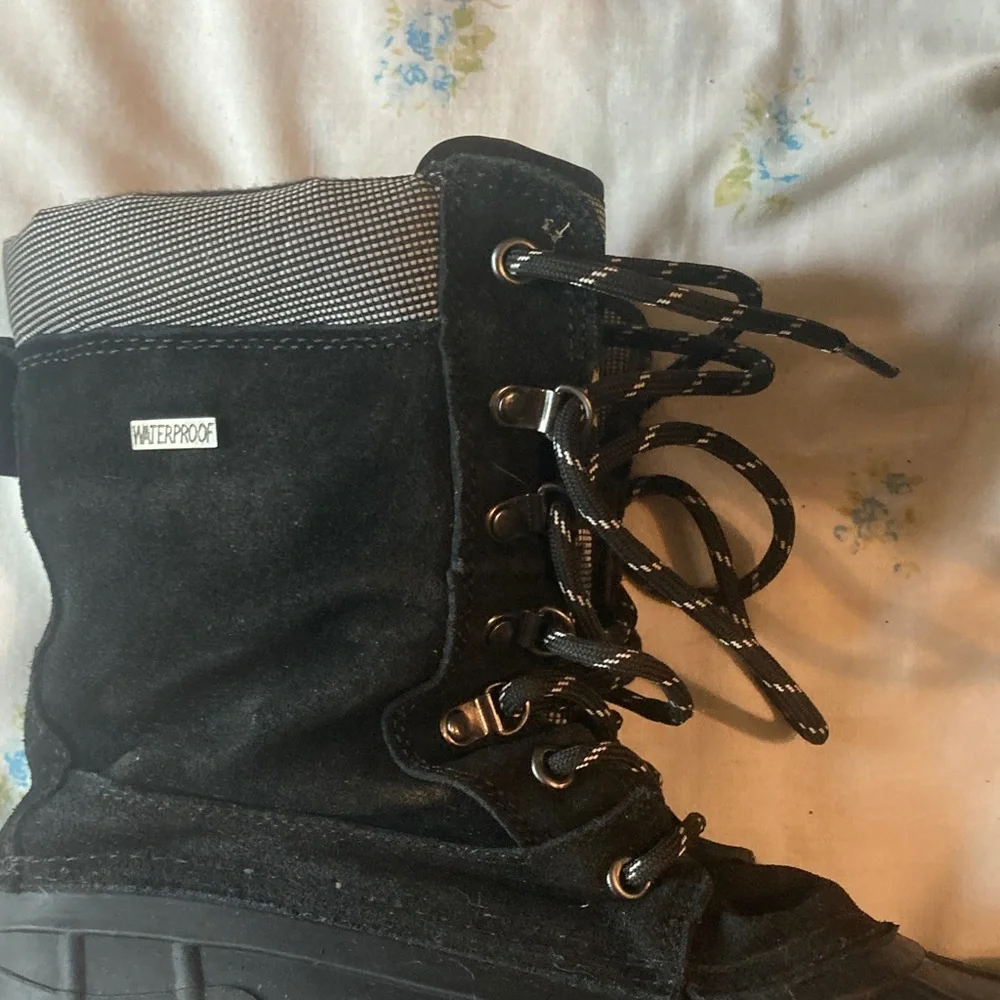 Men's Black Winter Boots